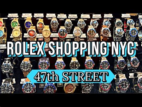 rolex nyc diamond district|47th street new york watches.